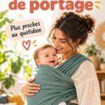 Une maman utilisant une écharpe de portage pour transporter son bébé confortablement