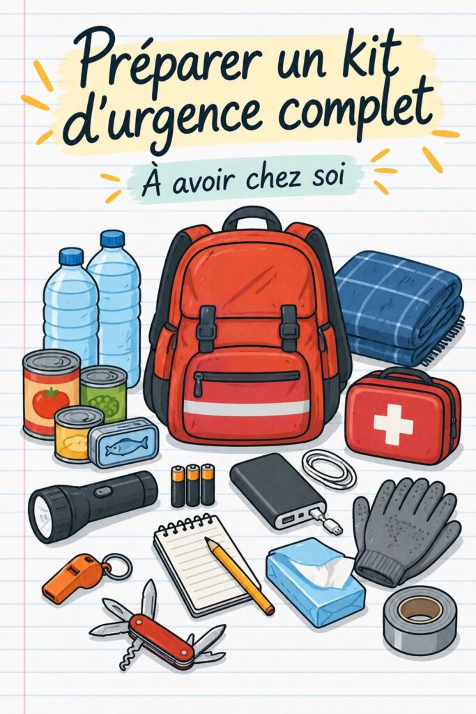 Kit de sécurité auto avec accessoires adaptés pour enfants