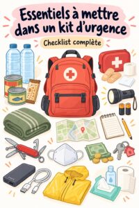 Un kit de sécurité automobile bien équipé pour un trajet serein en famille.