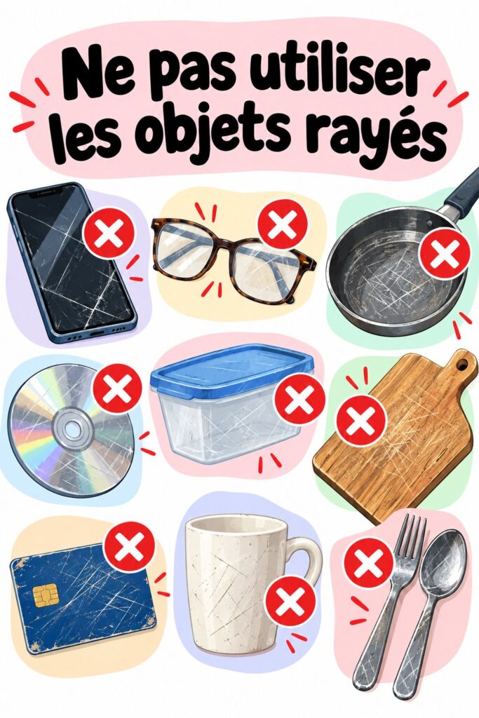 Voiture bien rangée avec des accessoires réutilisés