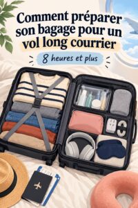 Sac de voyage coloré pour enfant prêt pour un vol.