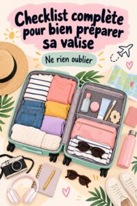 Une mère prépare le voyage en voiture avec des accessoires adaptés pour ses enfants.
