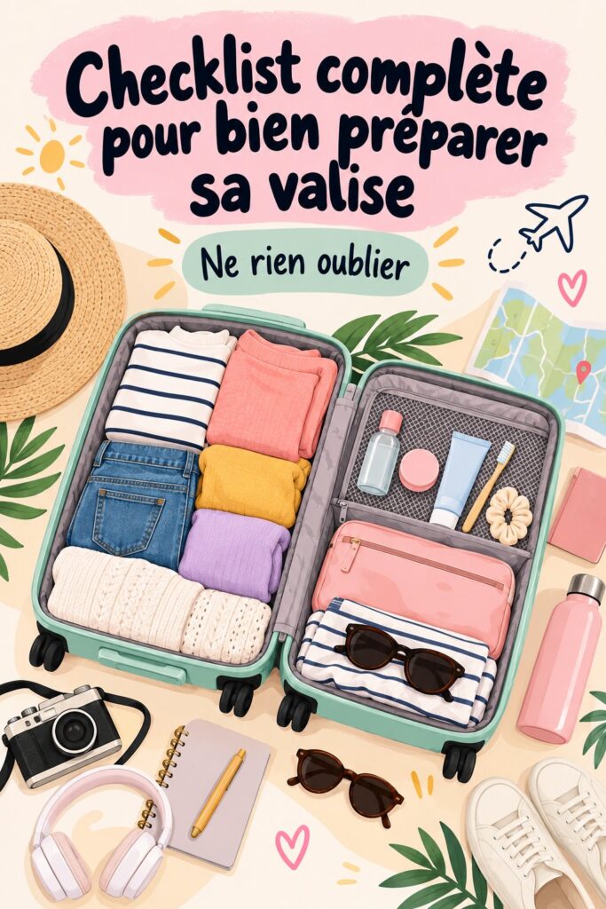 Une mère prépare le voyage en voiture avec des accessoires adaptés pour ses enfants.